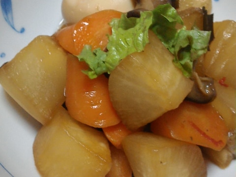 大根と根菜の簡単煮物
